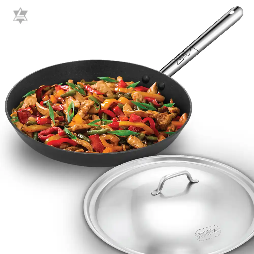NONSTICK FRYING PAN 29 CM WITH STAINLESS STEEL LID (INFS29S)